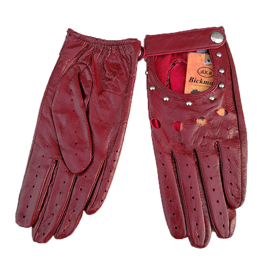 Guantes de Motociclismo en Cuero de Borrego con Dedos Completos - Image 7