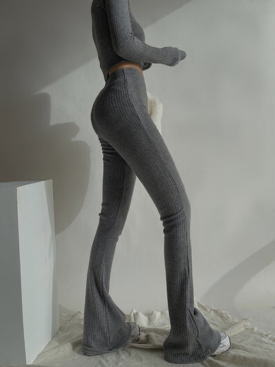 Pantalón Cintura Alta Estilo Sastre con Detalle de Cuerno - Image 11