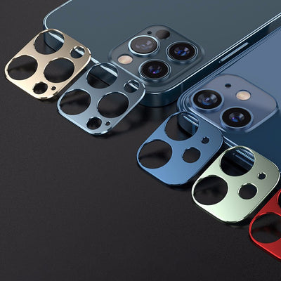 Protector de Lente Metálico para iPhone 12 Max - Película Resistente para Cámara - Image 7