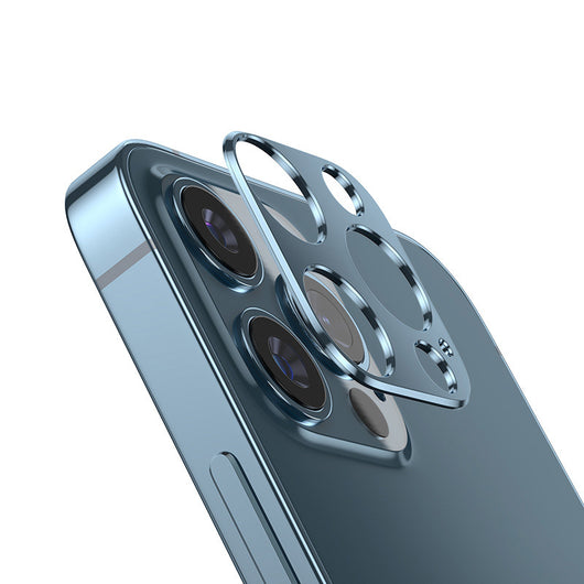 Protector de Lente Metálico para iPhone 12 Max - Película Resistente para Cámara - Image 2