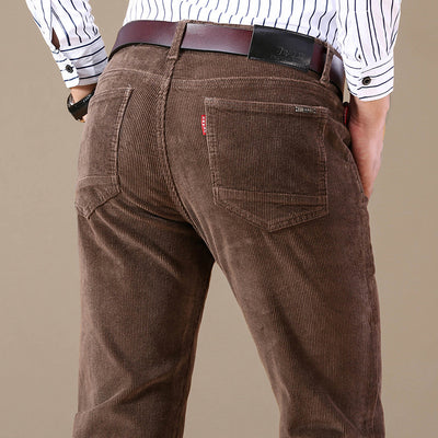 Pantalones de Pana Slim Fit Elásticos para Hombre Talla Grande - Estilo Ejecutivo Moderno - Image 19