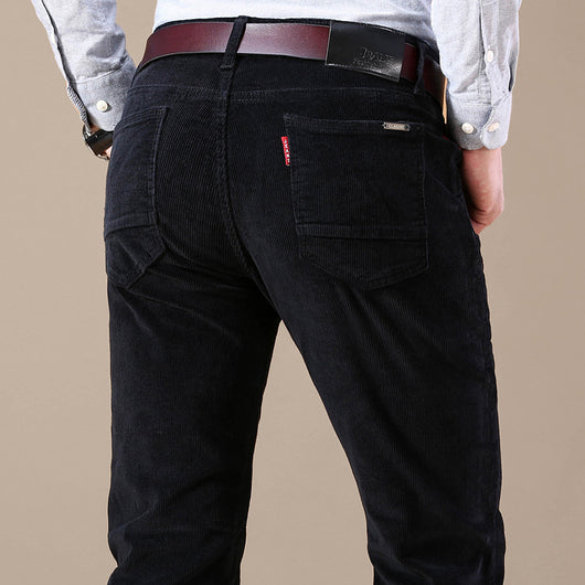 Pantalones de Pana Slim Fit Elásticos para Hombre Talla Grande - Estilo Ejecutivo Moderno - Image 18