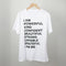 Playera Y2K Blanca Estampada para Mujer - Algodón Puro Cuello Redondo