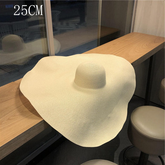 Sombrero de Paja Extragrande Plegable con Estilo - Image 14