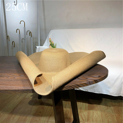 Sombrero de Paja Extragrande Plegable con Estilo - Image 16