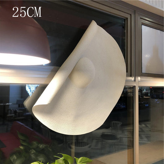 Sombrero de Paja Extragrande Plegable con Estilo - Image 4