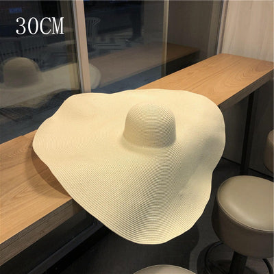 Sombrero de Paja Extragrande Plegable con Estilo - Image 6