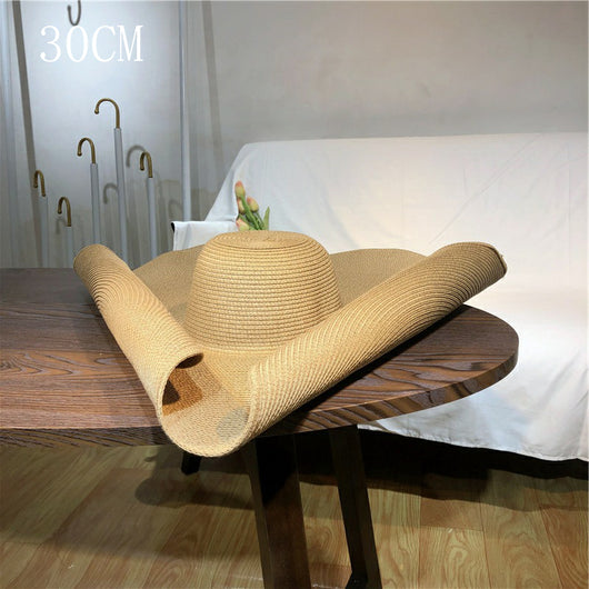 Sombrero de Paja Extragrande Plegable con Estilo - Image 7