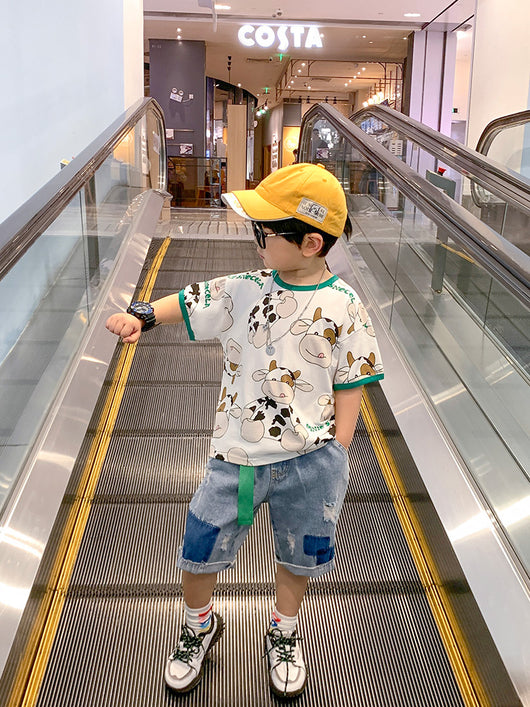 Traje Casual de Verano para Niño - Estilo Coreano Moderno - Image 8