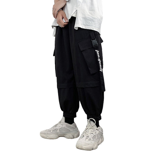 Pantalones Overol Holgados de Estilo Casual Japonés para Hombre