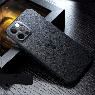 Funda Protectora de Cuero para Apple con Protección Total Anti-Caídas - Image 4