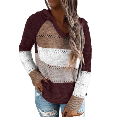 Blusa Patchwork de Manga Larga Versátil - Image 9