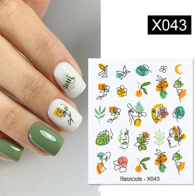 Stickers de Uñas con Diseños de Mariposas, Flores y Animales - Image 25