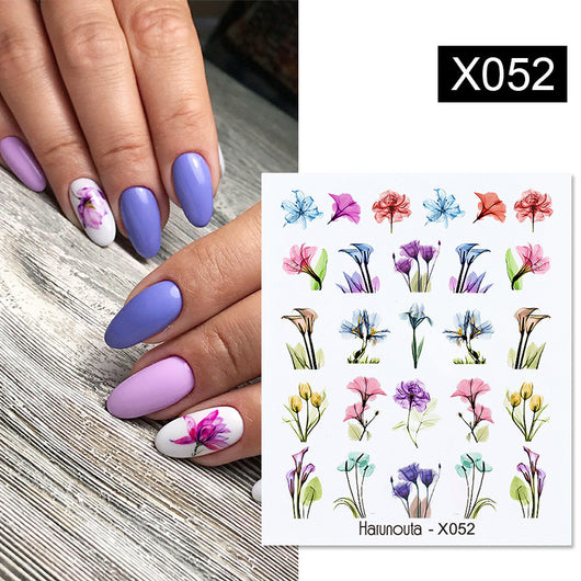 Stickers de Uñas con Diseños de Mariposas, Flores y Animales - Image 27