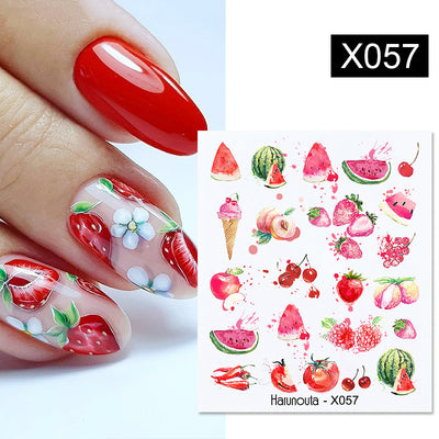 Stickers de Uñas con Diseños de Mariposas, Flores y Animales - Image 29
