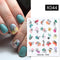 Stickers de Uñas con Diseños de Mariposas, Flores y Animales