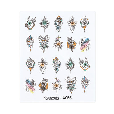 Stickers de Uñas con Diseños de Mariposas, Flores y Animales - Image 3
