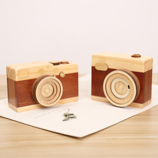 Caja de Música Giratoria con Cámara - Diseño Adorable para Niñas