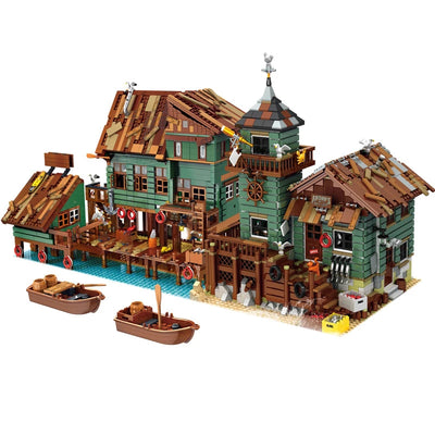 Set de Construcción Casa de Pesca Capitán - Serie Bloques Clásicos para Niños - Image 5