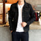 Chaqueta Denim Tricolor para Hombre - Estilo Coreano