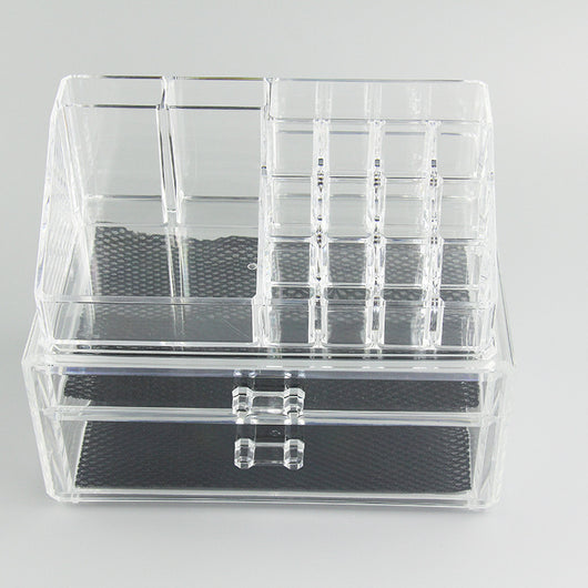 Organizador de Maquillaje Acrílico Transparente con Compartimentos Ajustables - Image 9