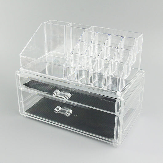 Organizador de Maquillaje Acrílico Transparente con Compartimentos Ajustables - Image 12
