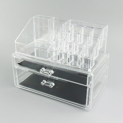 Organizador de Maquillaje Acrílico Transparente con Compartimentos Ajustables - Image 5