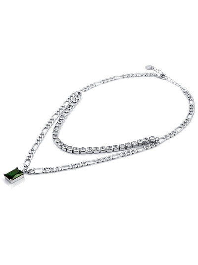 Collar de Lujo Minimalista con Cristales Importados y Doble Costura - Image 6