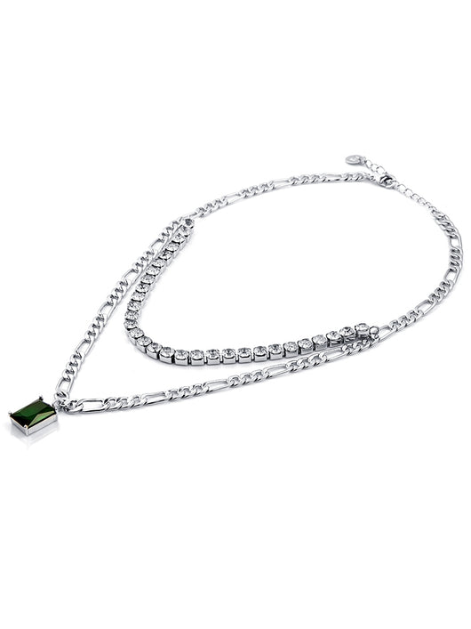 Collar de Lujo Minimalista con Cristales Importados y Doble Costura - Image 5