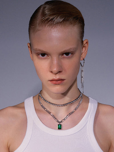 Collar de Lujo Minimalista con Cristales Importados y Doble Costura - Image 2