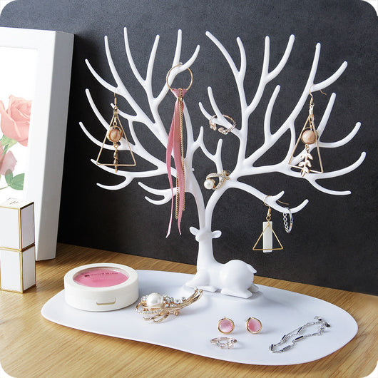 Organizador de Joyas con Diseño de Astas - Exhibidor Elegante para Collares, Aretes y Anillos - Image 4