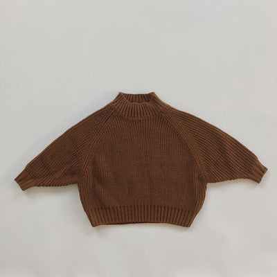 Suéter Acolchado Infantil Cuello Alto Retro para Niños y Niñas - Image 17