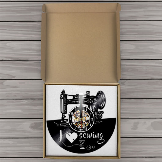 Reloj de Pared Disco Vinilo Vintage - Image 4