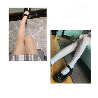 Medias de Seda Negra Efecto Piernas Desnudas - Image 15