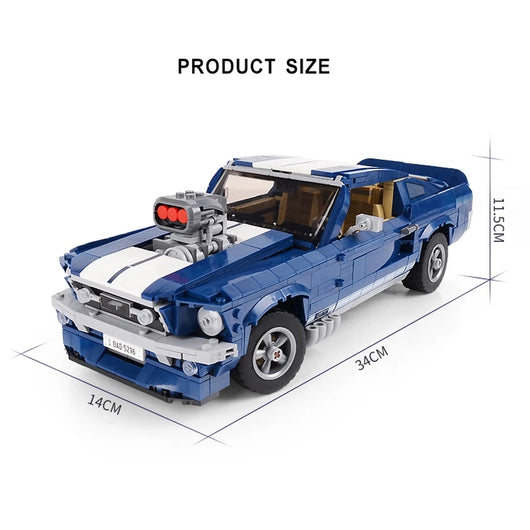 Mustang GT Bloques de Construcción - Kit de Armado Tecnológico - Image 2