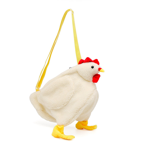 Bolso de Hombro de Peluche con Dibujos Animados | Bandolera Casual