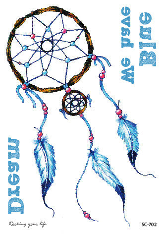 Tatuaje Temporal Atrapasueños de Personalidad Moderna - Image 8