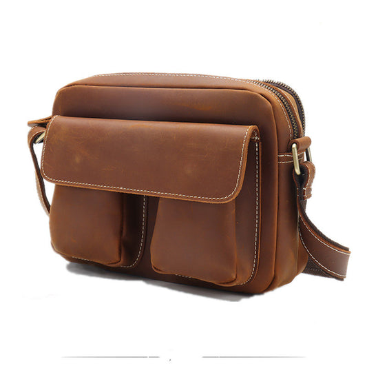 Bolsa Mensajera de Cuero Genuino para Hombre - Estilo Casual Premium - Image 2
