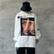 Retro Hip-Hop Oversized Black Sweatshirt - Urban Niche Long T-Shirt