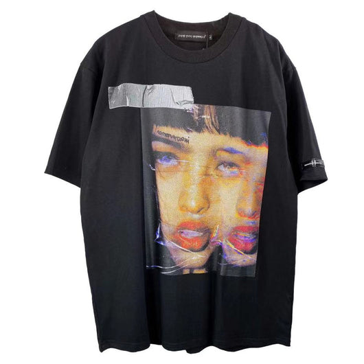 Sudadera Hip-hop Retro Oversized Negra - Camiseta Larga Nicho Urbano - Image 4
