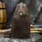 Bolsa de Ombro Retrô de Couro Crazy Horse para Homem