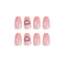 Uñas Postizas Adhesivas Nude Ballet - Impermeables y Removibles