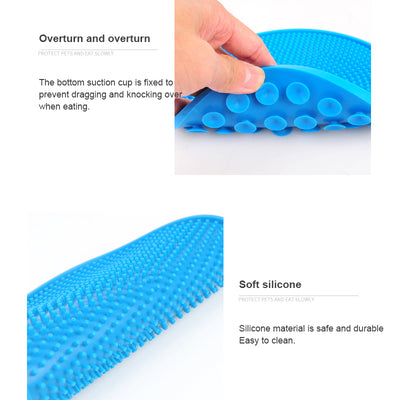 Comedero Antivuelco de Silicona con Tapete Lamer para Perros - Image 9