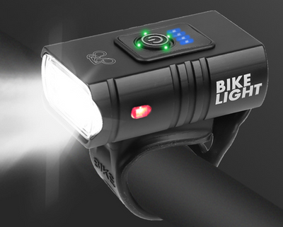 Luces LED para Bicicleta con Pantalla Digital y Alerta Roja de Seguridad - Image 9