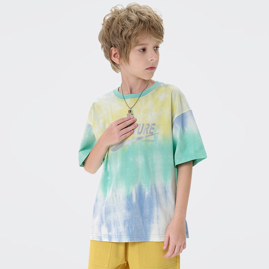 Playera Holgada Hip-Hop Trendy para Niños Grandes - Image 4