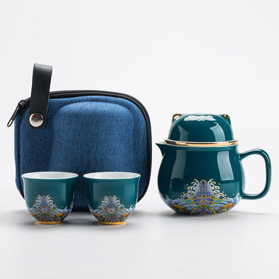 Juego de Té para Viajeros en Cerámica - Image 4