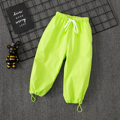 Pantalones Deportivos Niños y Niñas Estilo Coreano Cintura Alta Sueltos - Image 8