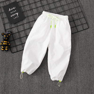 Pantalones Deportivos Niños y Niñas Estilo Coreano Cintura Alta Sueltos - Image 7