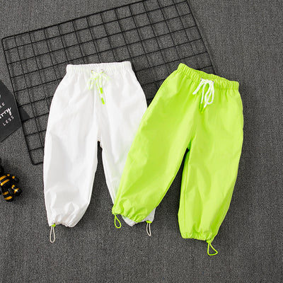 Pantalones Deportivos Niños y Niñas Estilo Coreano Cintura Alta Sueltos - Image 6