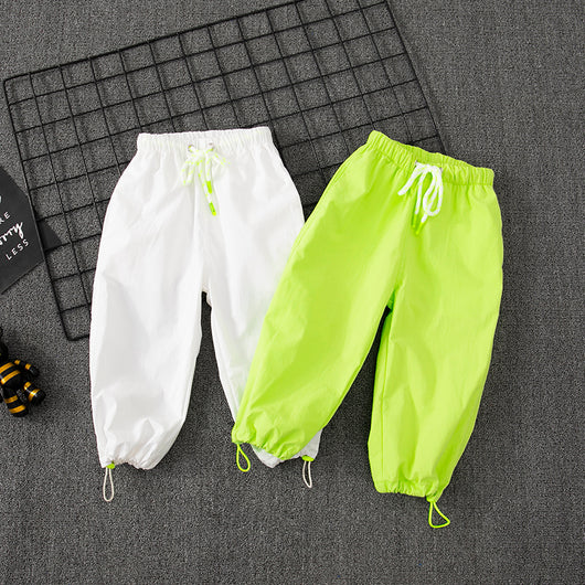Pantalones Deportivos Niños y Niñas Estilo Coreano Cintura Alta Sueltos - Image 6